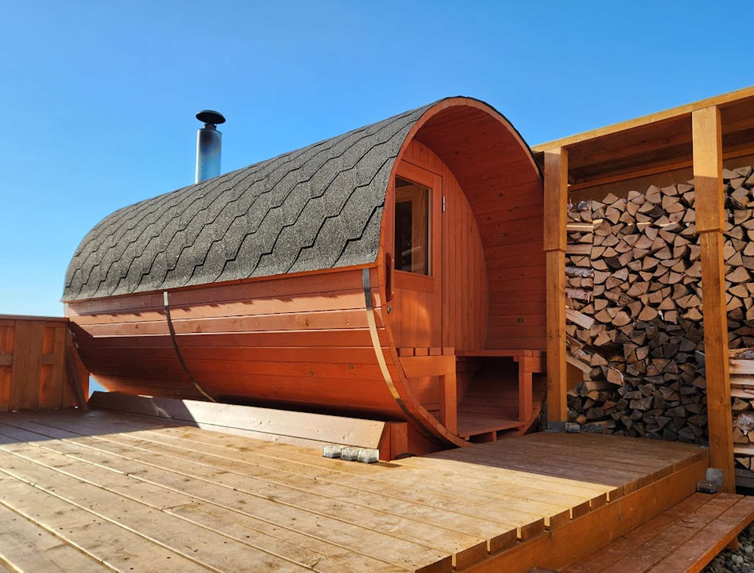バレルサウナ全景