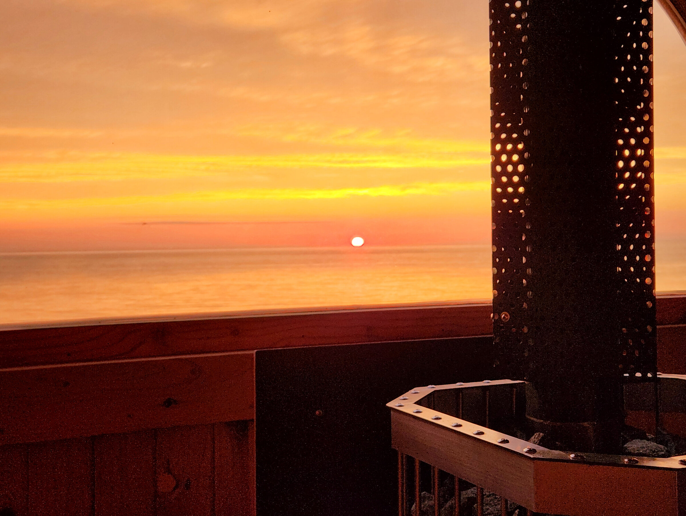 サウナからの眺め